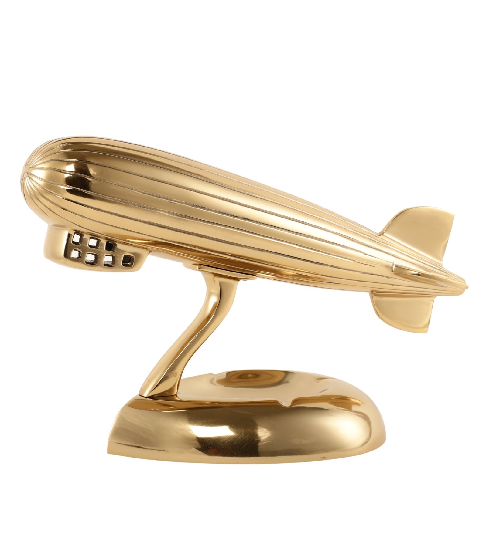 Zeppelin Metal Gold Decorative Figurine